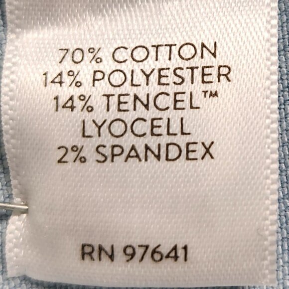 J. Jill 18P Petite Jeans Slim-Leg Ankle Stretch Light Wash - Picture 6 of 7